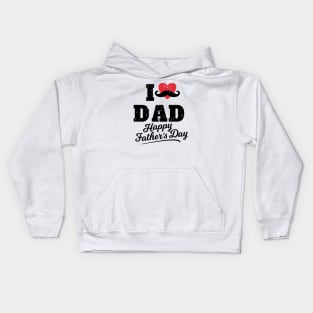 I Heart Dad Happy Father's Day Great Papa Gifts Kids Hoodie